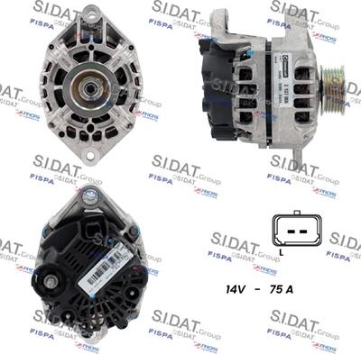 Sidat A12VA0085 - Alternator autospares.lv