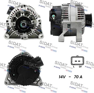 Sidat A12VA0034A2 - Alternator autospares.lv