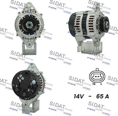 Sidat A12VA0183A2 - Alternator autospares.lv