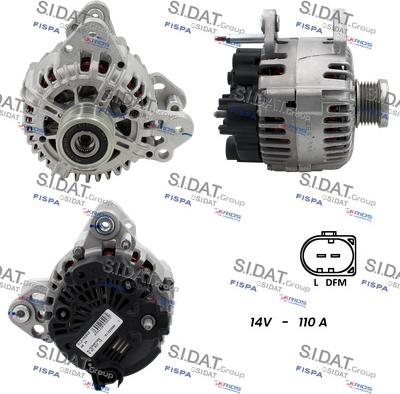 Sidat A12VA0846 - Alternator autospares.lv