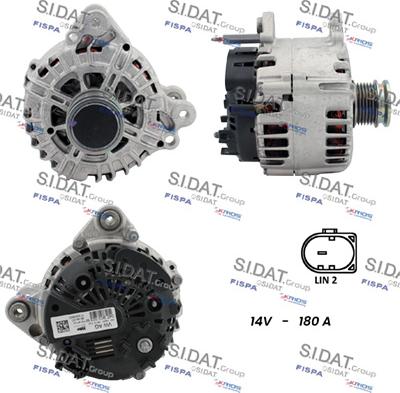 Sidat A12VA0866 - Alternator autospares.lv