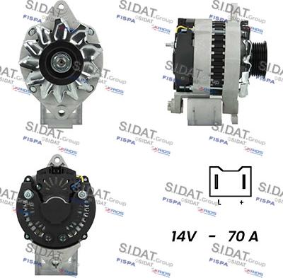 Sidat A12VA1005A2 - Alternator autospares.lv