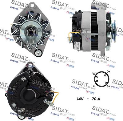 Sidat A12VA1177A2 - Alternator autospares.lv