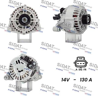 Sidat A12VS0585A2 - Alternator autospares.lv