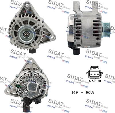 Sidat A12VS0152 - Alternator autospares.lv