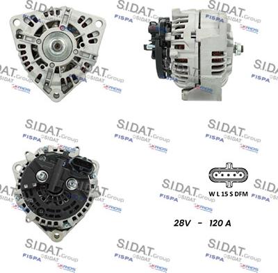 Sidat A24BH0044 - Alternator autospares.lv