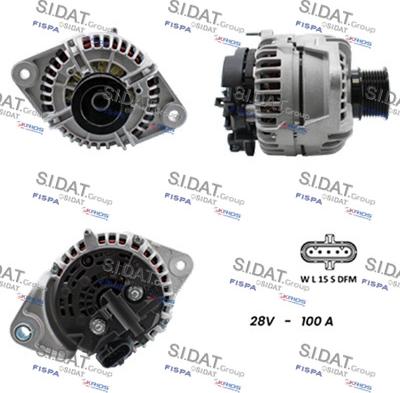 Sidat A24BH0074 - Alternator autospares.lv