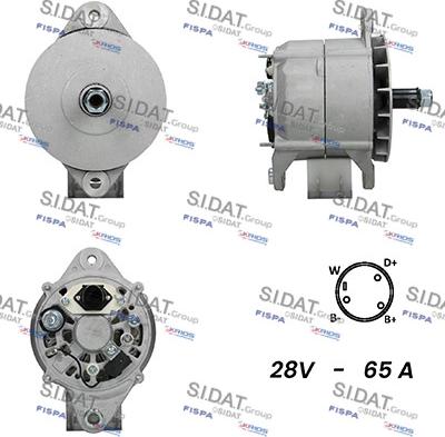 Sidat A24BH0144A2 - Alternator autospares.lv