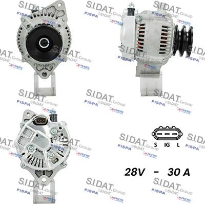 Sidat A24DE0132A2 - Alternator autospares.lv