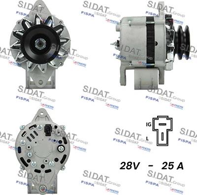 Sidat A24HT0131A2 - Alternator autospares.lv