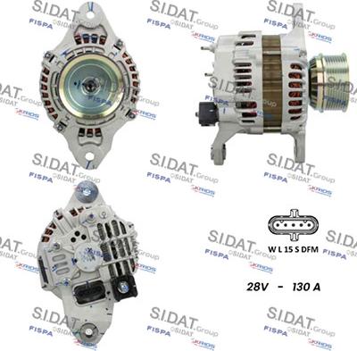 Sidat A24MH0066 - Alternator autospares.lv