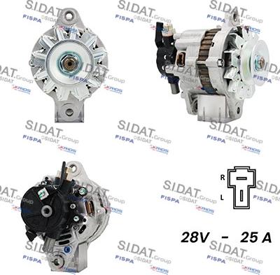 Sidat A24MH0009A2 - Alternator autospares.lv