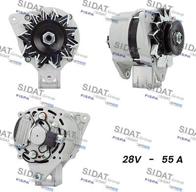 Sidat A24ML0012A2 - Alternator autospares.lv