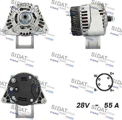 Sidat A24ML0030A2 - Alternator autospares.lv