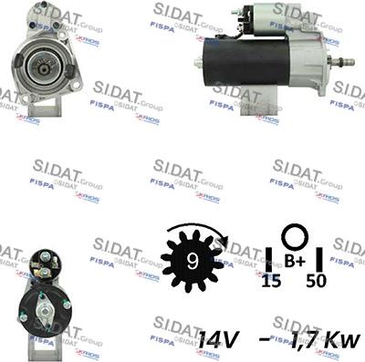 Sidat S12BH0230A2 - Starter autospares.lv