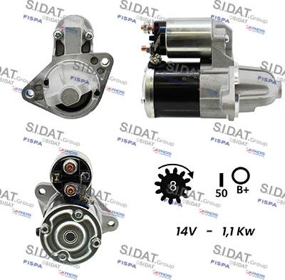 Sidat S12MH0541 - Starter autospares.lv