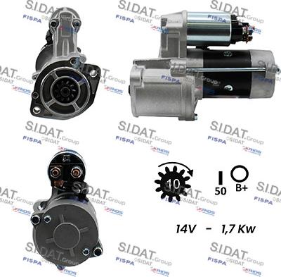 Sidat S12MH0130A2 - Starter autospares.lv