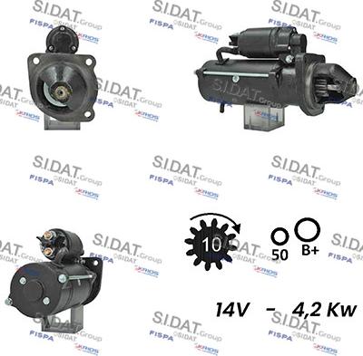 Sidat S12ML0663A2 - Starter autospares.lv