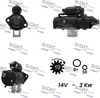 Sidat S12ML0683A2 - Starter autospares.lv