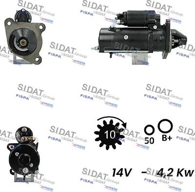 Sidat S12ML0284A2 - Starter autospares.lv