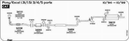 Sigam 024003 - Gasket, exhaust pipe autospares.lv