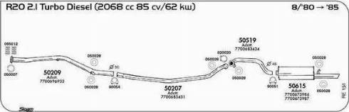 Sigam 012016 - Holder, exhaust system autospares.lv