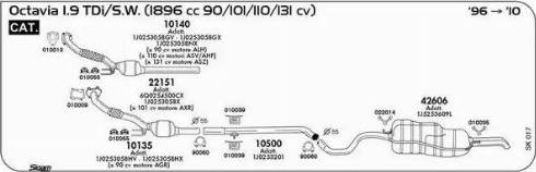 Sigam 010055 - Holder, exhaust system autospares.lv