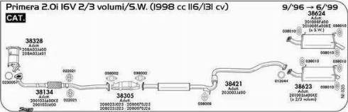 Sigam 012044 - Seal Ring, exhaust pipe autospares.lv