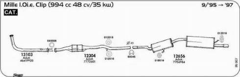 Sigam 012019 - Holder, exhaust system autospares.lv