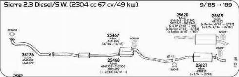 Sigam 073010 - Holder, exhaust system autospares.lv