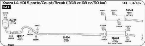 Sigam 045003 - Pipe Connector, exhaust system autospares.lv