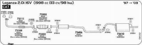 Sigam 073003 - Gasket, exhaust pipe autospares.lv