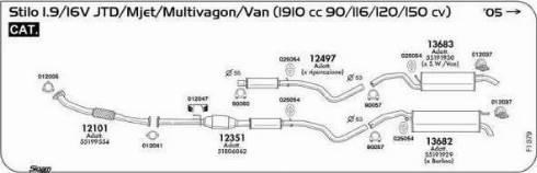 Sigam 012041 - Gasket, exhaust pipe autospares.lv