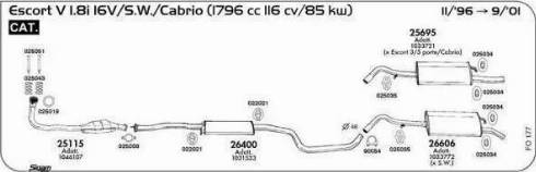 Sigam 025034 - Holder, exhaust system autospares.lv