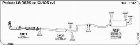 Sigam 012014 - Seal Ring, exhaust pipe autospares.lv