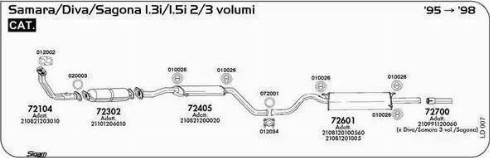 Sigam 012034 - Pipe Connector, exhaust system autospares.lv