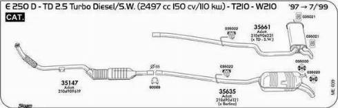 Sigam 035022 - Holder, exhaust system autospares.lv