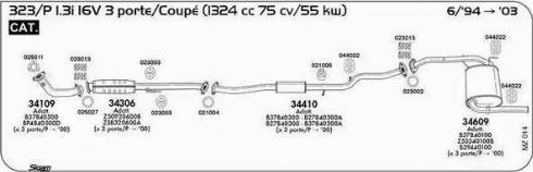 Sigam 025011 - Gasket, exhaust pipe autospares.lv