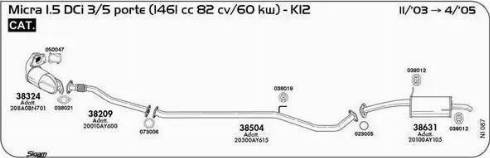 Sigam 023005 - Seal Ring, exhaust pipe autospares.lv