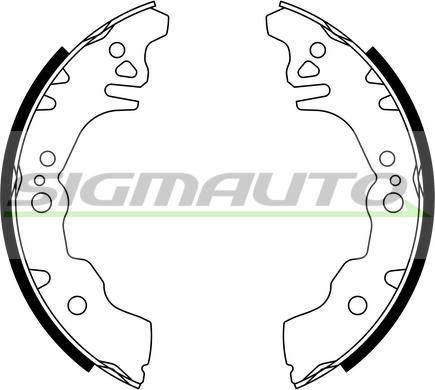 SIGMAUTO SFA674 - Brake Shoe Set autospares.lv