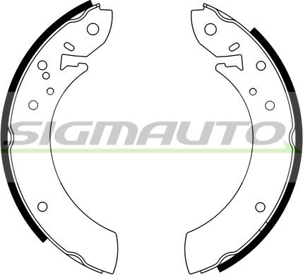 SIGMAUTO SFA194 - Brake Shoe Set autospares.lv