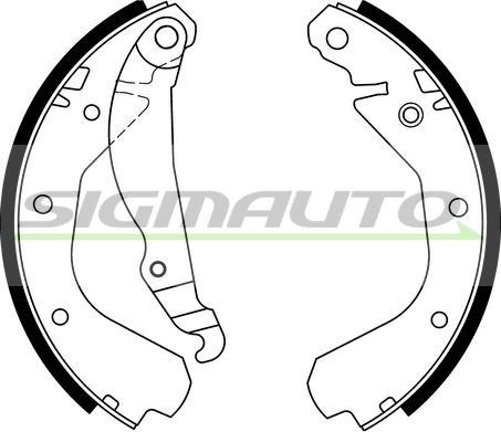 SIGMAUTO SFA350 - Brake Shoe Set autospares.lv