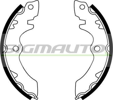 SIGMAUTO SFA900 - Brake Shoe Set autospares.lv