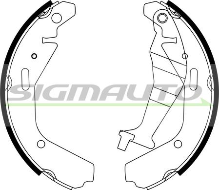 SIGMAUTO SFA359 - Brake Shoe Set autospares.lv