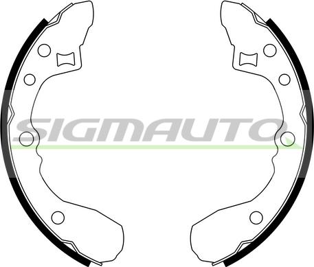 SIGMAUTO SFA773 - Brake Shoe Set autospares.lv