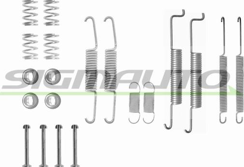 SIGMAUTO SK0597 - Accessory Kit, brake shoes autospares.lv