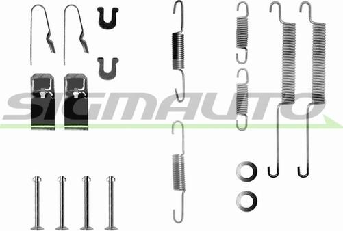 SIGMAUTO SK0654 - Accessory Kit, brake shoes autospares.lv