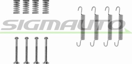 SIGMAUTO SK0667 - Accessory Kit, brake shoes autospares.lv