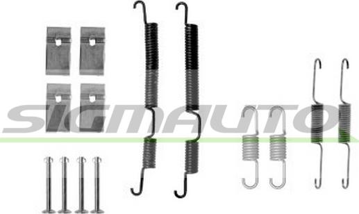 SIGMAUTO SK0017 - Accessory Kit, brake shoes autospares.lv