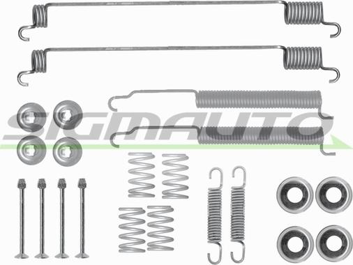 SIGMAUTO SK0843 - Accessory Kit, brake shoes autospares.lv